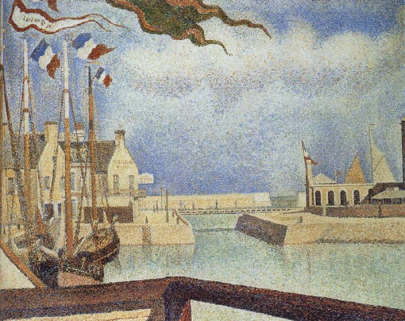 Georges Seurat The Sunday of Port en bessin France oil painting art